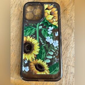 iPhone pro max case sunflowers